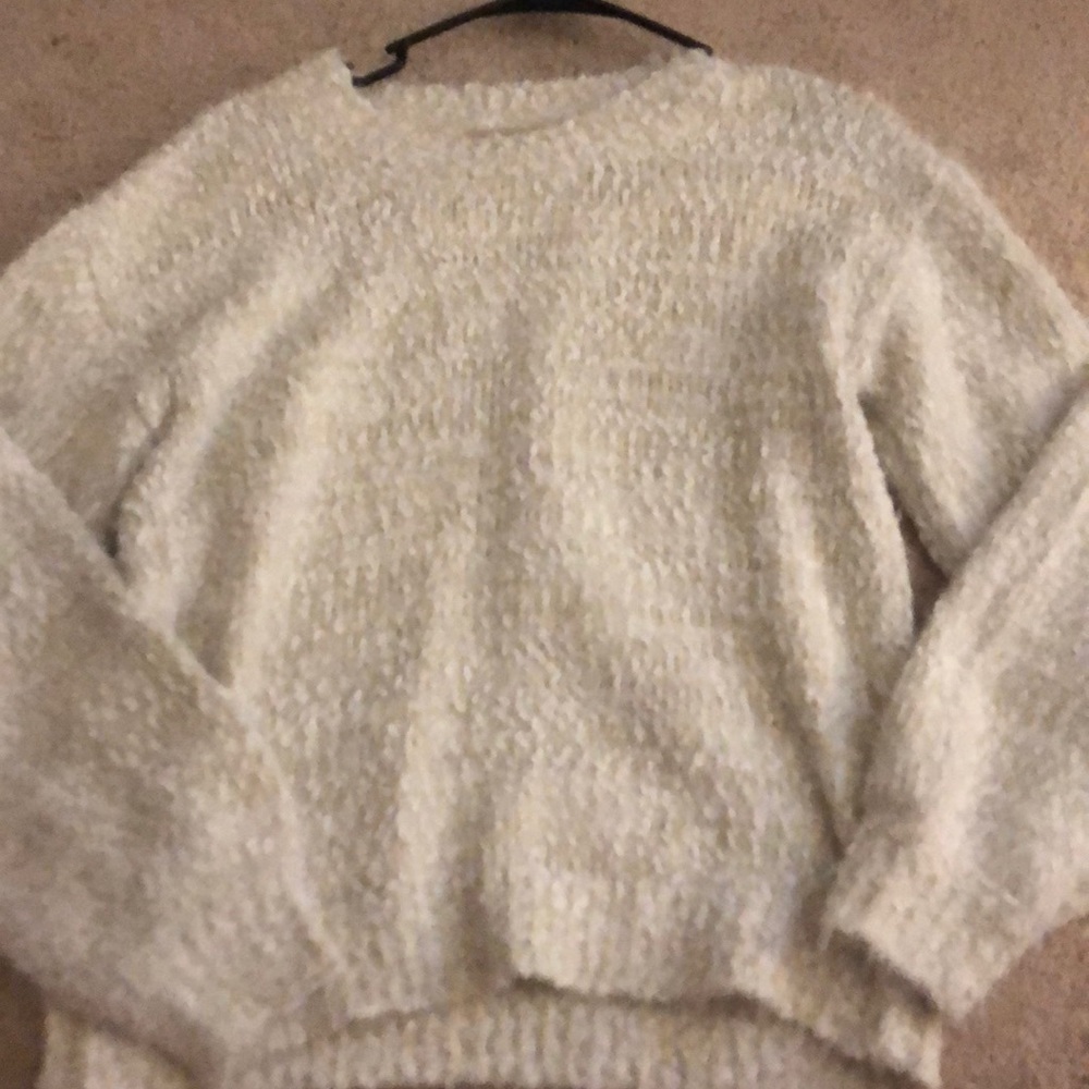 Cream sweater